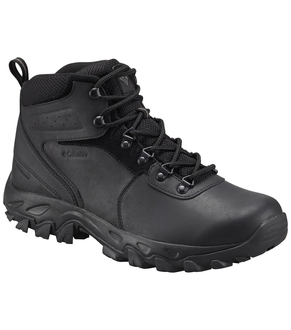 Columbia Newton Ridge Plus II Waterproof Mens Hiking Boots Black, Black