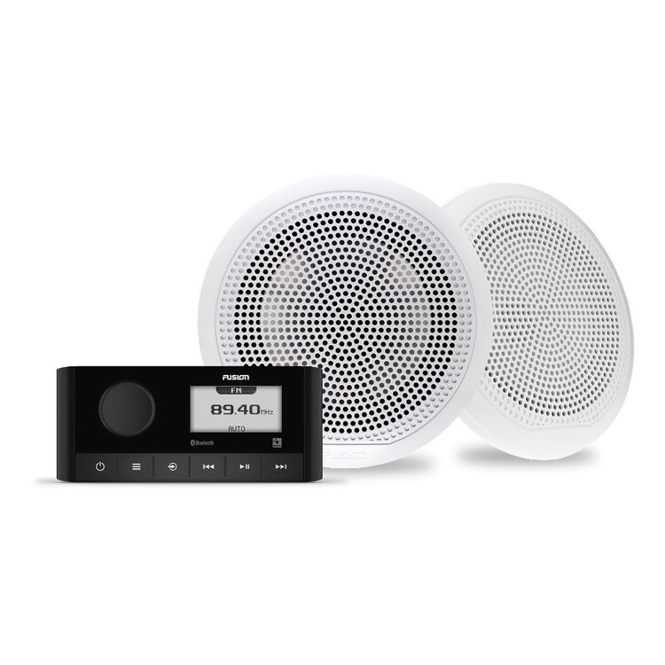 Fusion MS-RA60 Stereo and EL Sport Speaker Kit