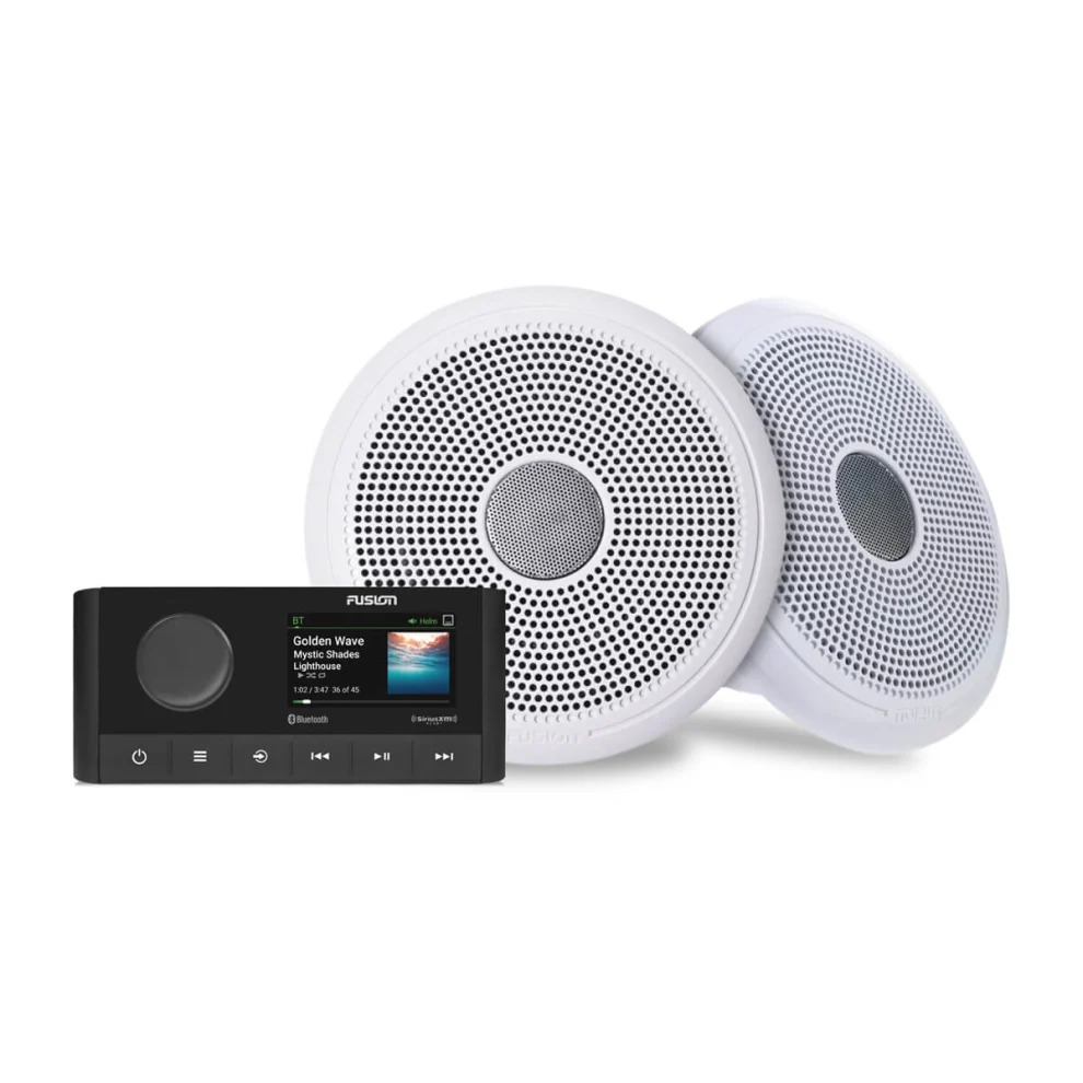 Fusion RA210 Marine Stereo Kit XS Classic Speakers